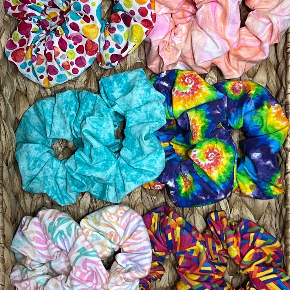 Pink and Blue Hair Accessories Set